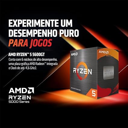 Melhor pc gamer ryzen 5 5600gt com vega 7 e 16gb ddr4 para iniciantes